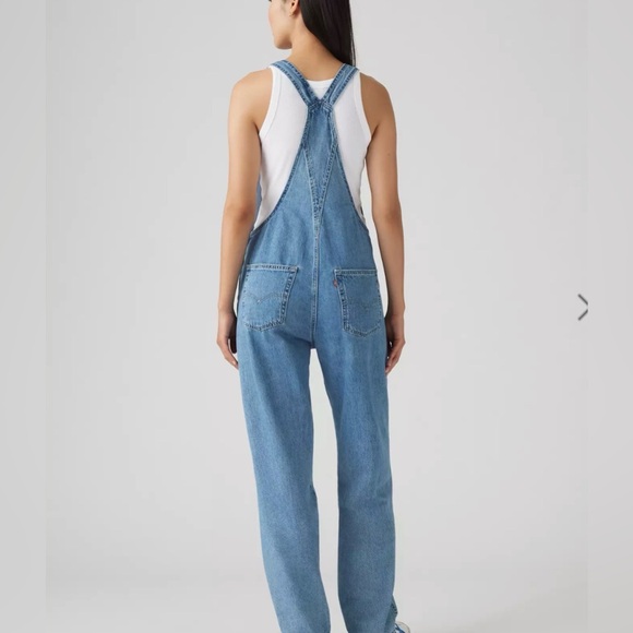 Levi's Women's Light Blue Denim Overalls - Picture 3 of 3